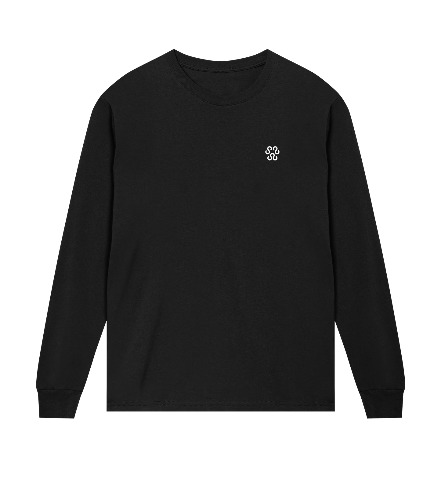 Mens Long Sleeve Tee (Black)